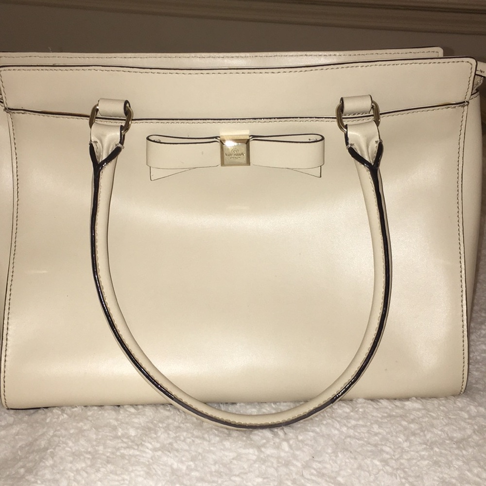 Kate Spade Medium Nude Satchel Purse - Gem